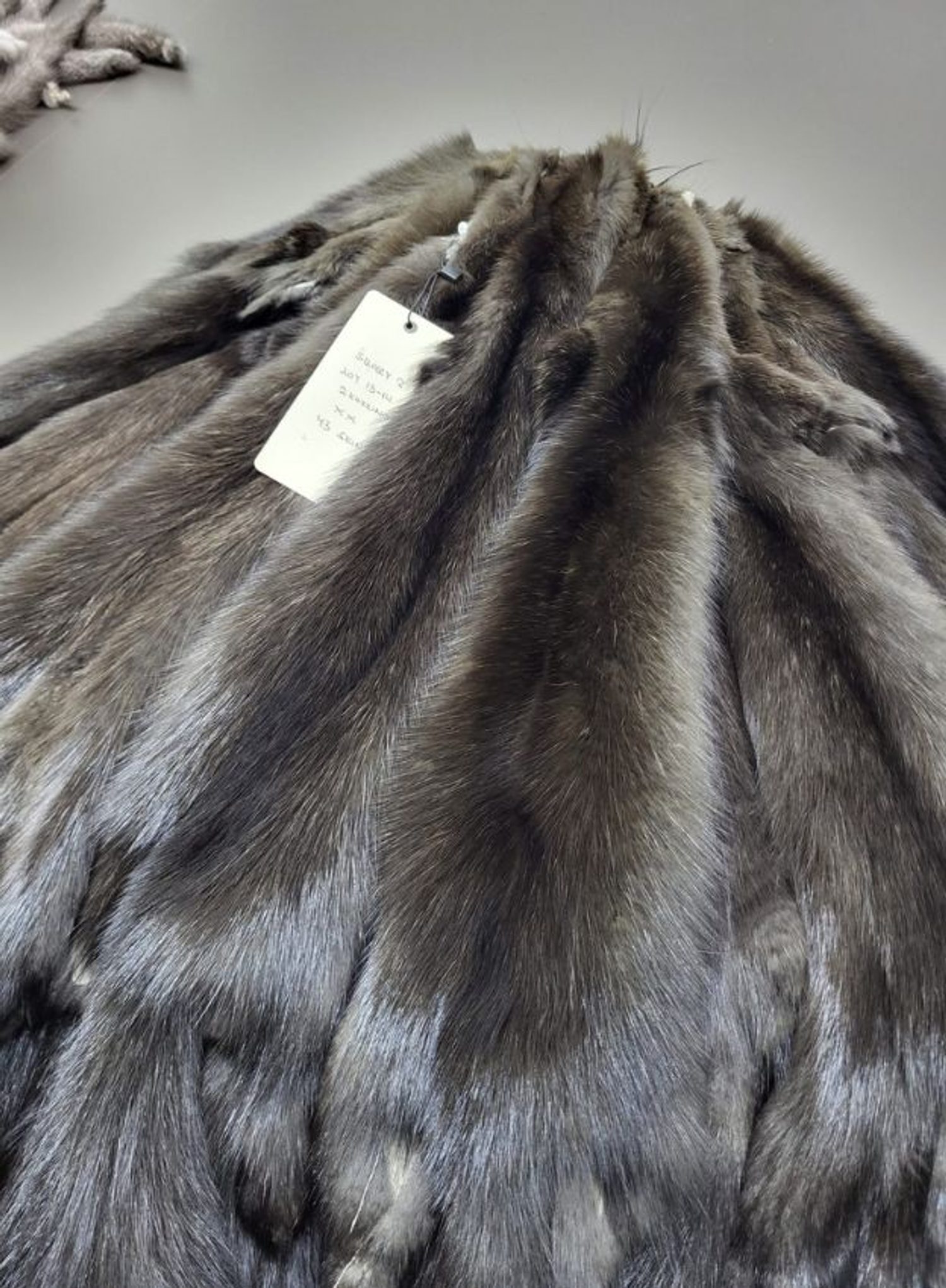 Custom fox fur coat